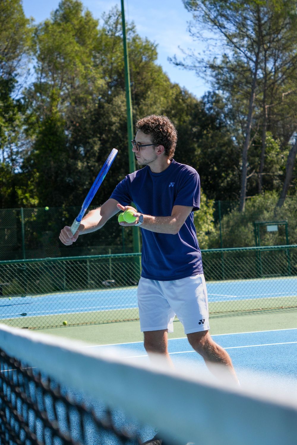 Massimo Bettini, coach de tennis sur la Côte d'Azur